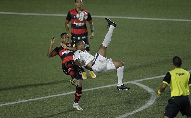 Vitória e Bahia de Feira empatam em 1 a 1 pelo estadual; veja os gols