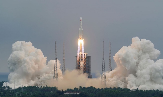 China lança módulo principal da sua estação espacial permanente