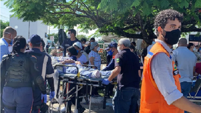 Incêndio atinge ala de pacientes com covid-19 em hospital em Aracaju