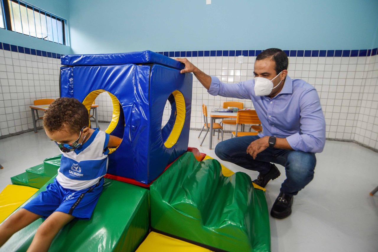 Bruno Reis reinaugura Centro Municipal de Educação Infantil no Parque Bela Vista