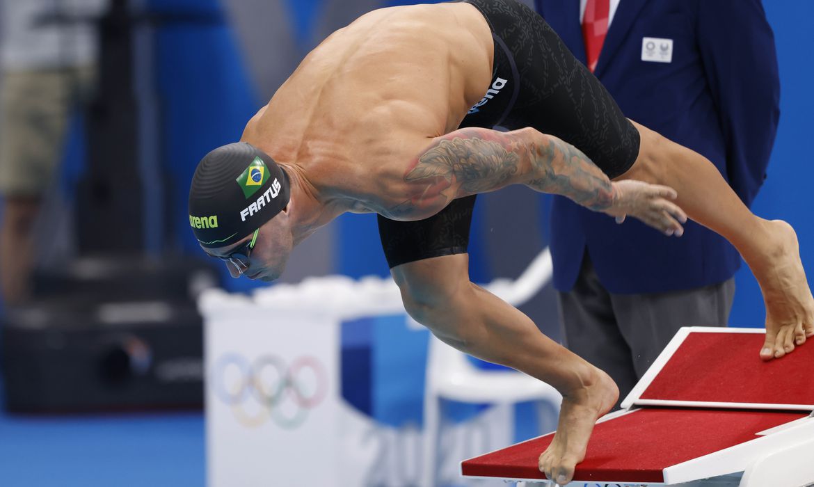 Tóquio: Bruno Fratus garante vaga na final dos 50m livre da natação