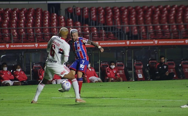 Série A: Fora de casa, Bahia perde para o São Paulo por 1 a 0