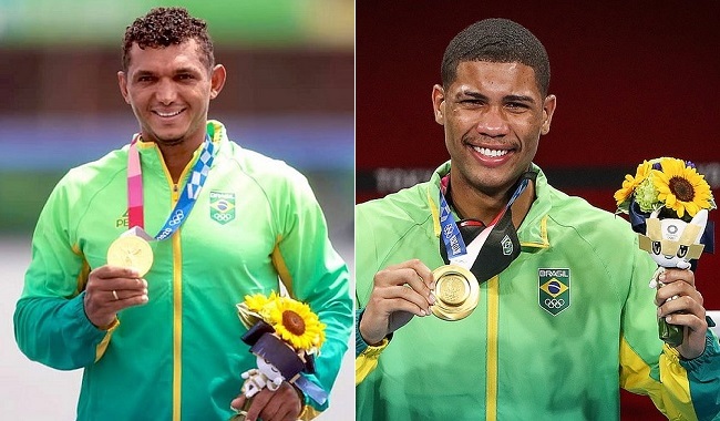 Tóquio: Isaquias Queiroz é ouro na canoagem e Hebert Conceição é ouro no boxe