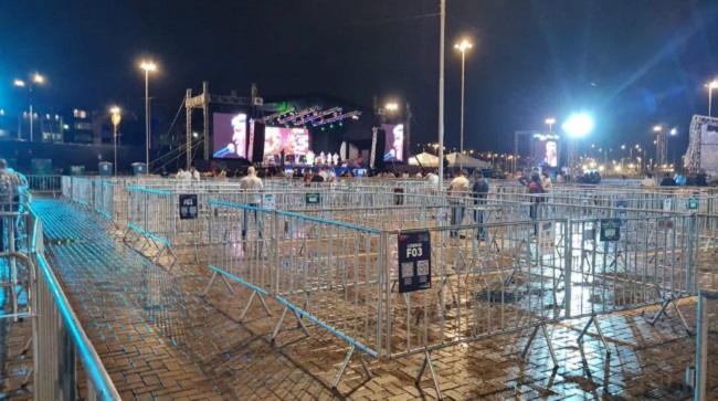 Chuva atrapalha realização de evento-teste em Salvador