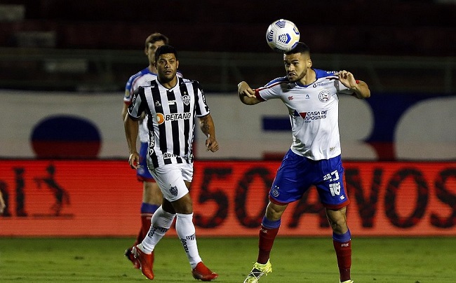 Bahia vence o Atlético-MG por 2 a 1, mas não avança na Copa do Brasil