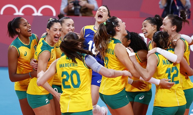 Tóquio: Brasil vence a Coreia do Sul e encara os EUA na final do vôlei feminino