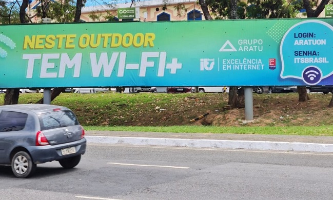 ITS Brasil vai oferecer internet gratuita em 10 outdoors espalhados por Salvador