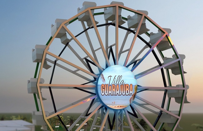 Roda Gigante de 20 metros será uma das atrações do verão na Villa Guarajuba