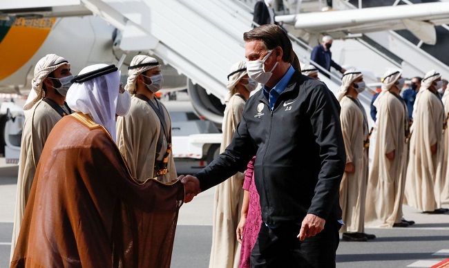 Bolsonaro tem reunião com o emir de Dubai