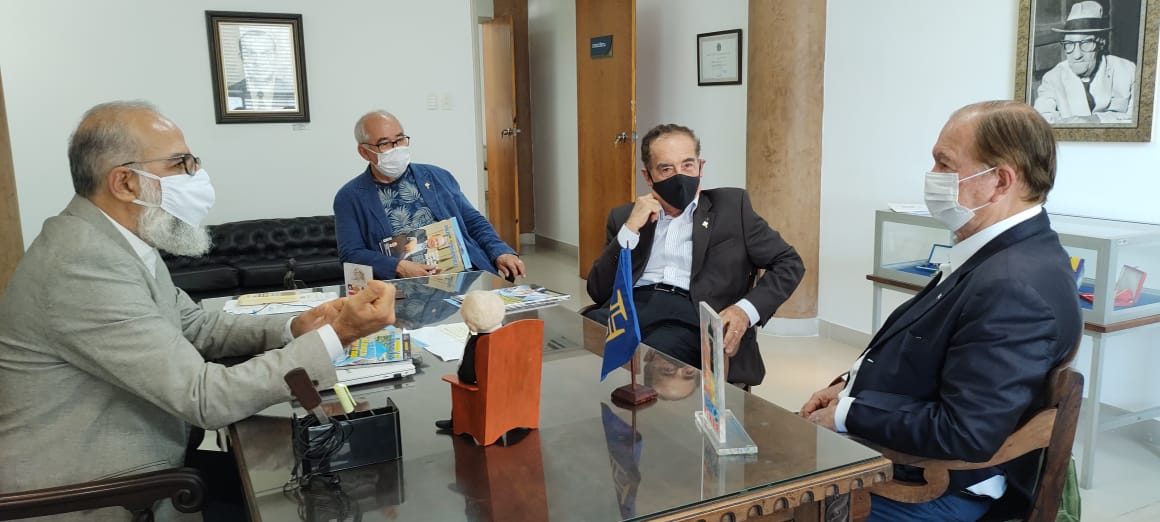 Vice-governador faz visita à Associação Bahiana de Imprensa