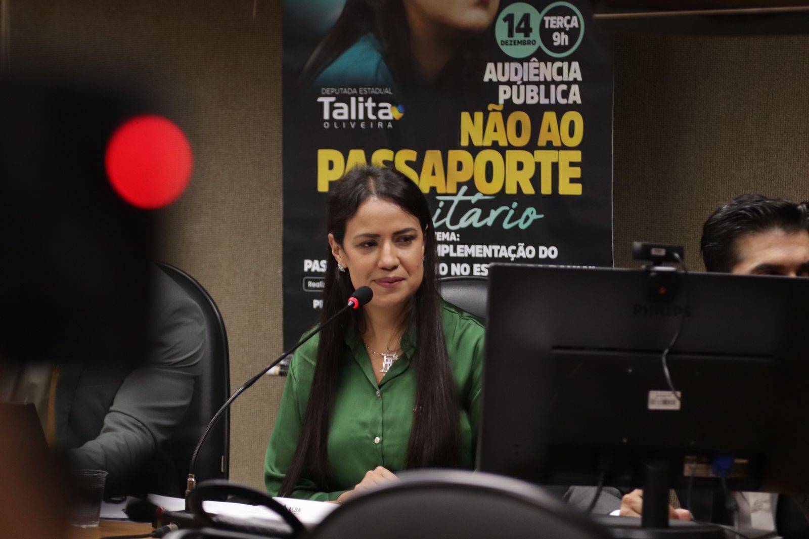 Audiência realizada por Talita defende autonomia da população para se vacinar ou não