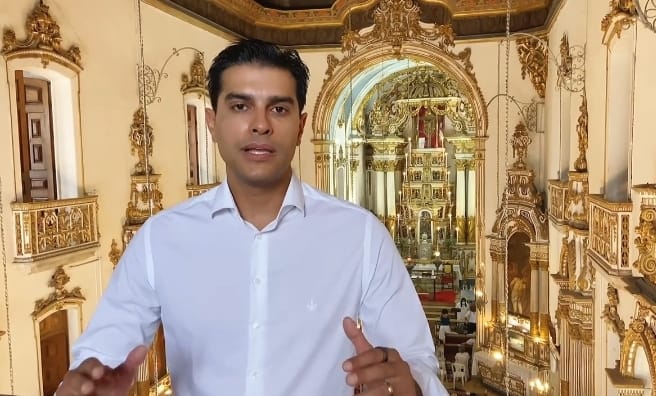 Aleluia diz que restauro da Igreja do Bonfim representa tônica da gestão Bolsonaro
