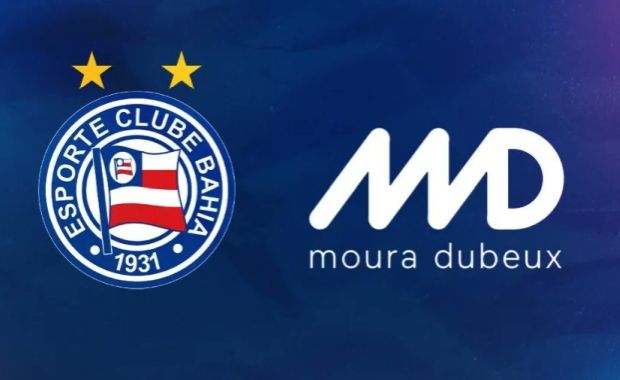 Bahia firma contrato de patrocínio com a Moura Dubeux