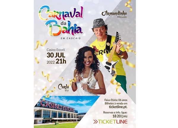 Carnaval da Bahia em Cascais inicia a venda online de ingressos