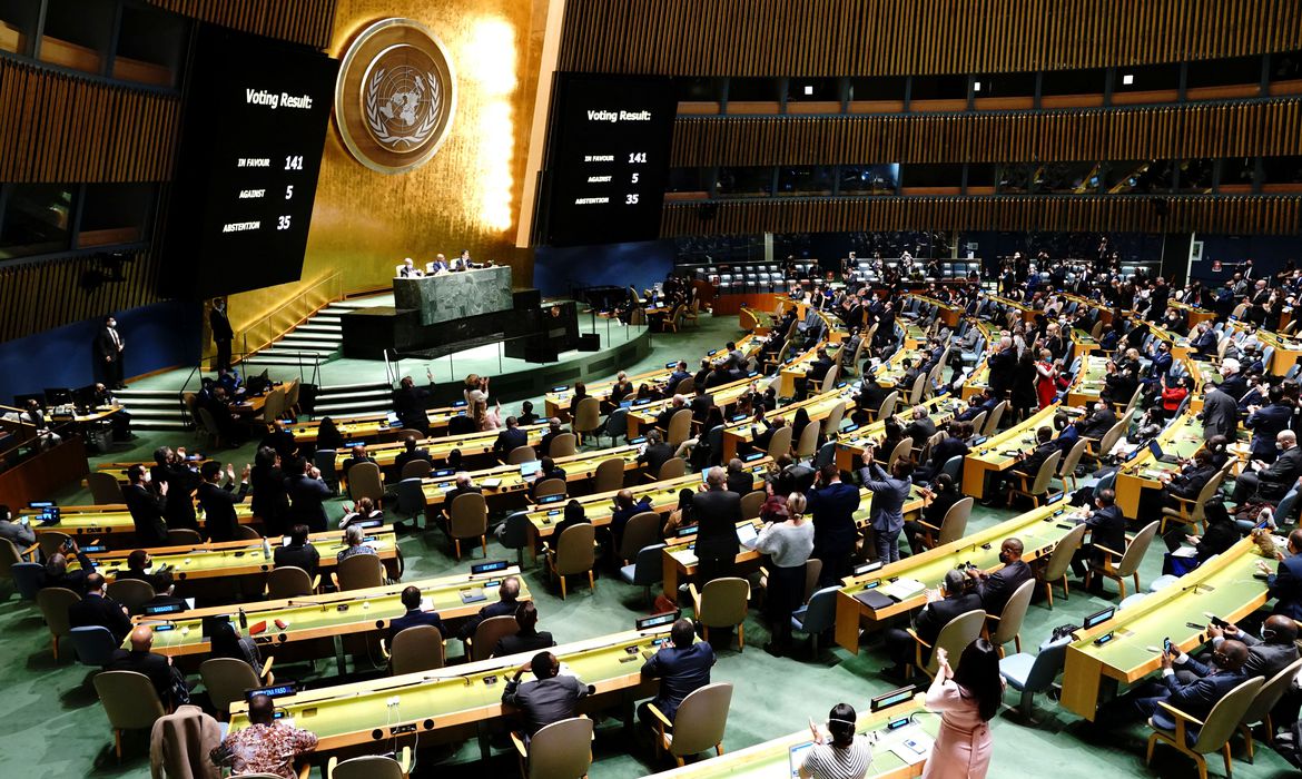 ONU condena Rússia por anexação de partes da Ucrânia; Brasil apoia resolução