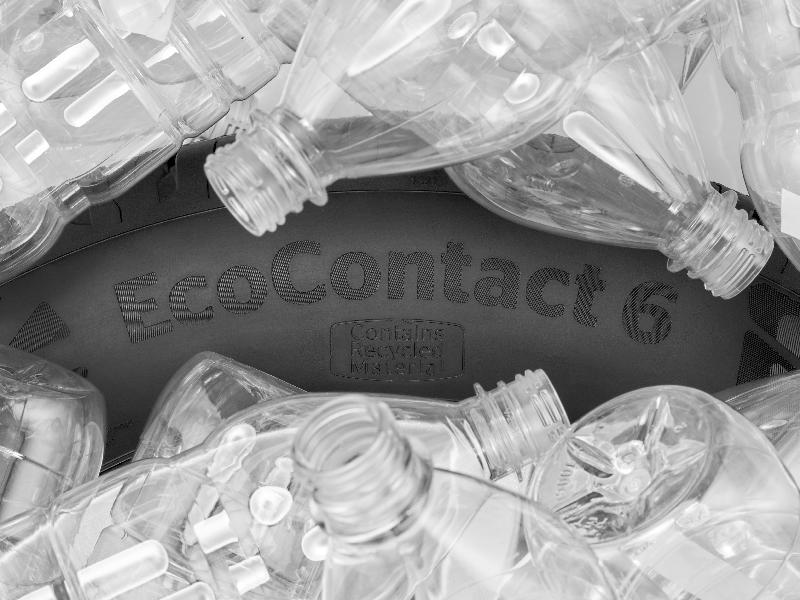 Continental lança primeiros pneus com poliéster feito de garrafas PET recicladas