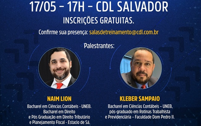 CDL Salvador tem palestra gratuita sobre eSocial nesta terça