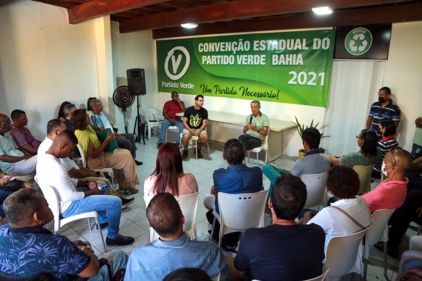 Plenária do PV-Bahia discute brechas políticas na federação partidária