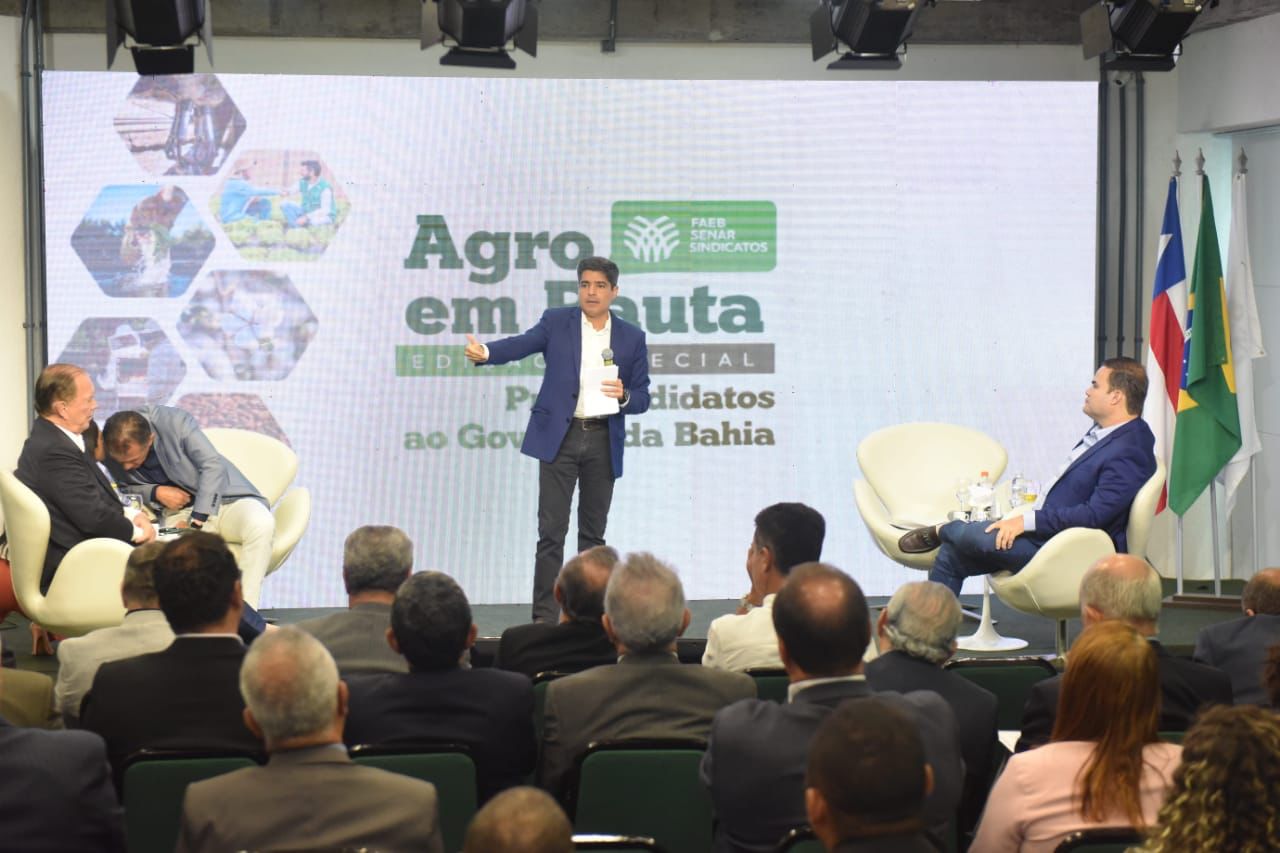 Na FAEB, ACM Neto diz que vai afastar politização da Agricultura