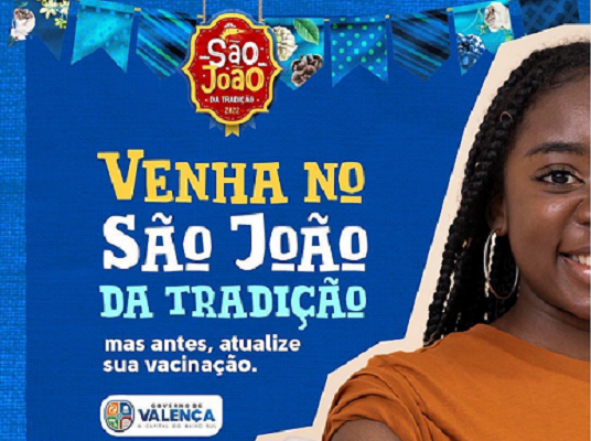 Valença lança campanha incentivando a vacinação pré-São João