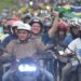 Mar de motocicletas conduz Roma e Bolsonaro do Farol ao Parque dos Ventos #2deJulho