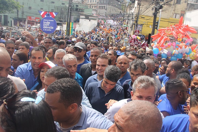 ‘O povo veio pra rua caminhar conosco’, diz Cacá Leão #2deJulho