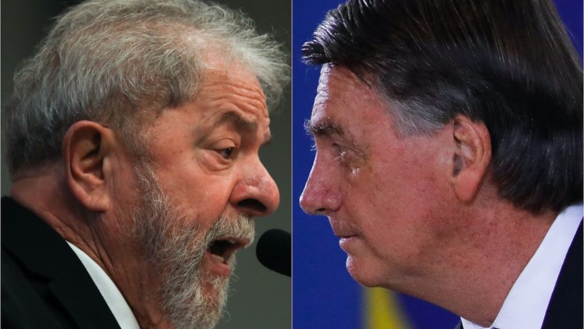 Pesquisa PoderData: Lula tem 52% contra 48% de Bolsonaro