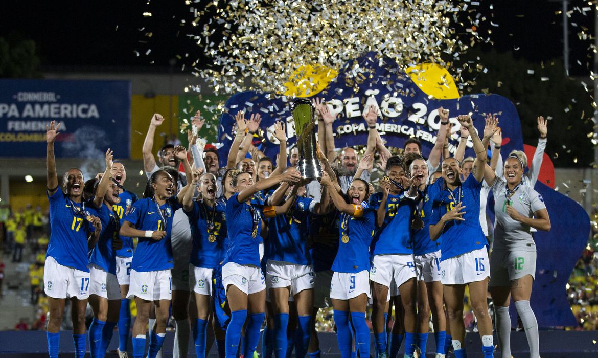 Seleção Feminina de Futebol vence Copa América com 100% de aproveitamento
