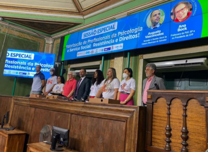 Sessão na Câmara de Salvador debate valorização de psicólogos e assistentes sociais