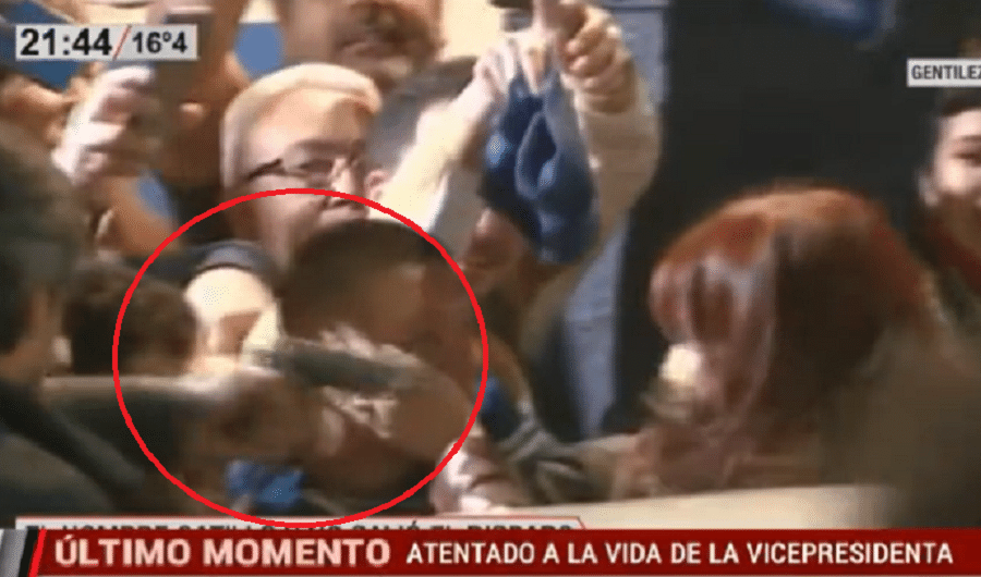 Brasileiro é preso na Argentina após tentar assassinar Cristina Kirchner