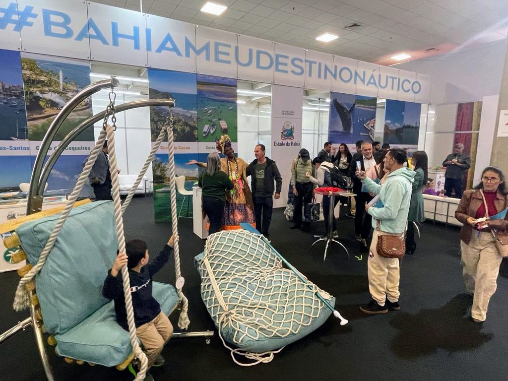 Turismo náutico da Bahia é atração no São Paulo Boat Show