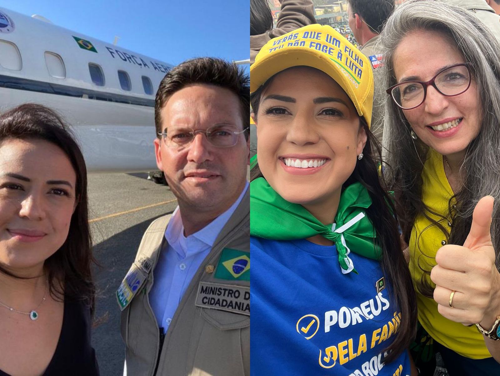 Talita Oliveira segue Bolsonaro e reafirma apoio a Roma e Dra. Raissa