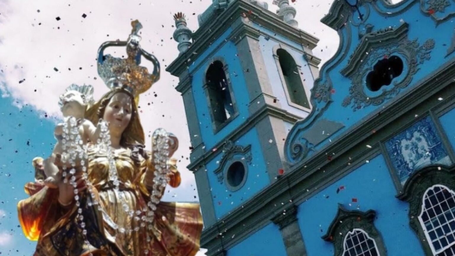 Nossa Senhora do Rosário recebe homenagens de fiéis no Pelourinho