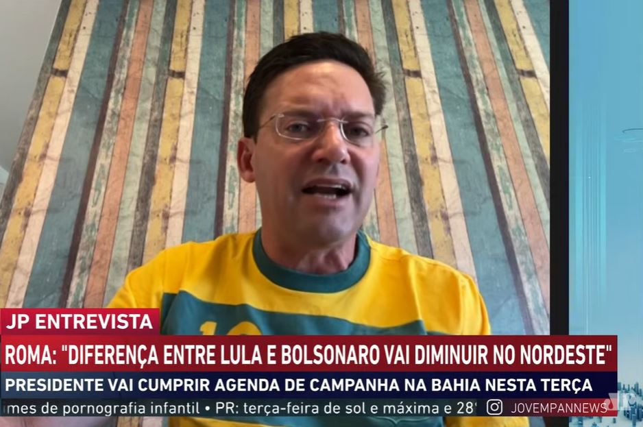 Roma aponta crescimento de Bolsonaro no Nordeste e na Bahia