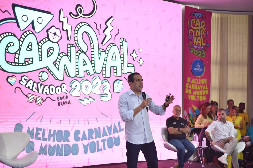 “Carnaval de Salvador terá mais de 1.000 atrações gratuitas”, anuncia Bruno Reis