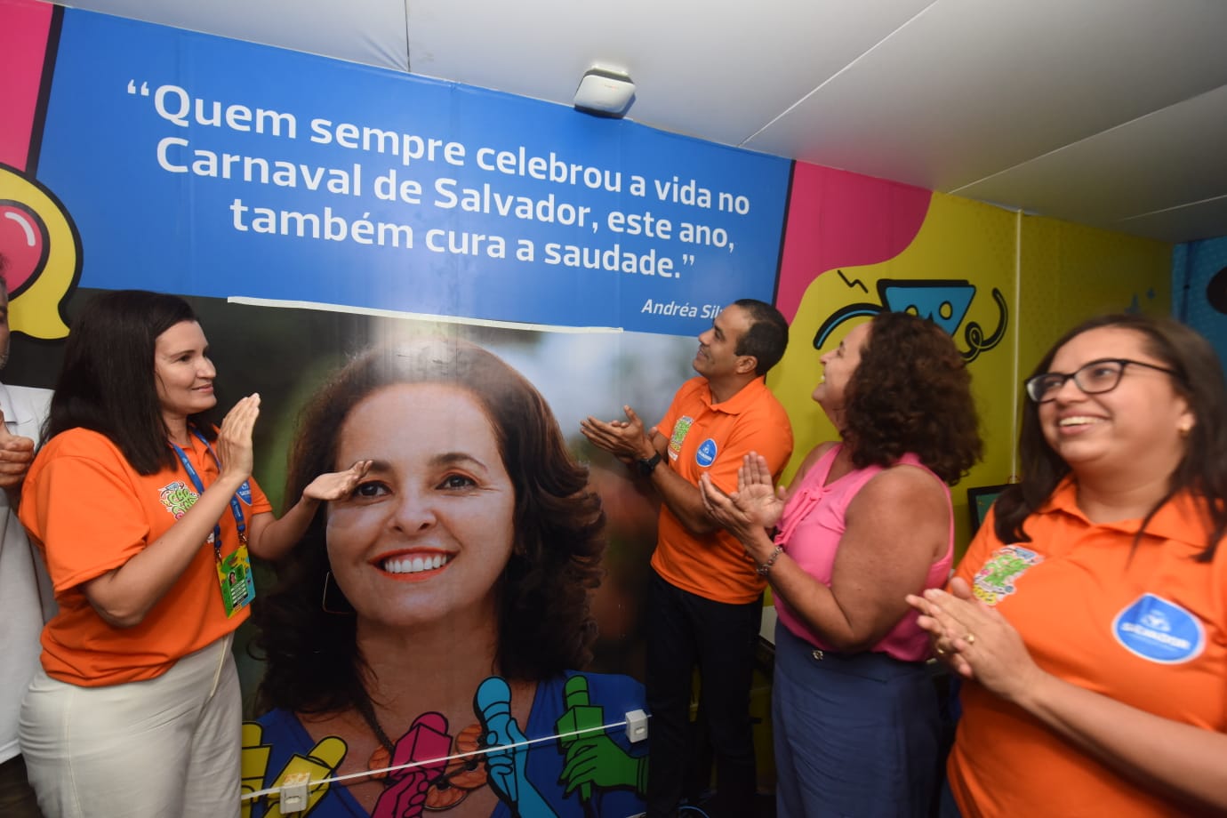 Sala de Imprensa do Carnaval de Salvador é inaugurada com homenagens a Andréa Silva
