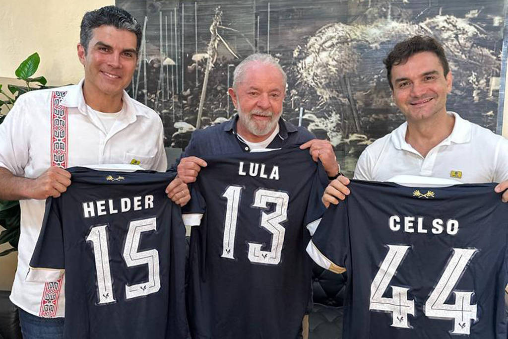 Lula almoça com Hélder e Sabino no Pará; Ministério do Turismo é o “prato principal”