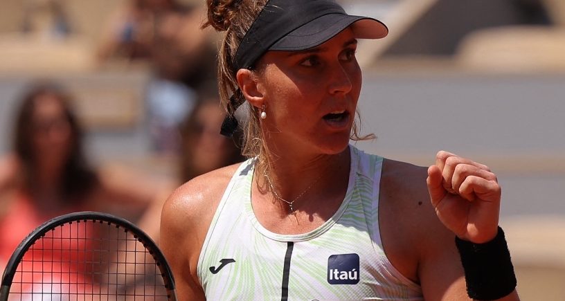 Tenista Bia Haddad é eliminada na semifinal de Roland Garros