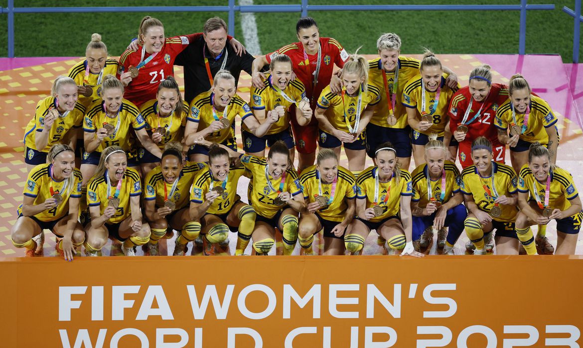 Suécia domina Austrália e garante 3º lugar da Copa do Mundo Feminina