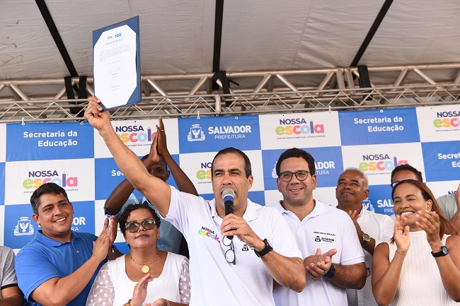 Bruno Reis autoriza reconstrução de escola municipal em Mata Escura