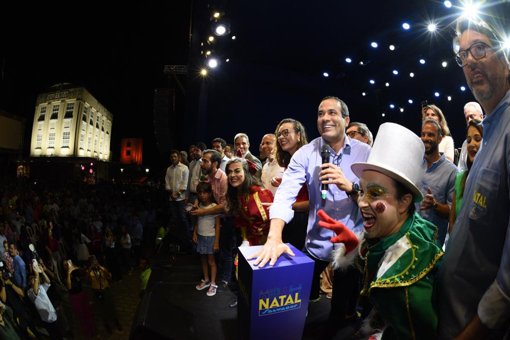 Prefeitura inicia a maior programação de Natal de Salvador no Centro Histórico