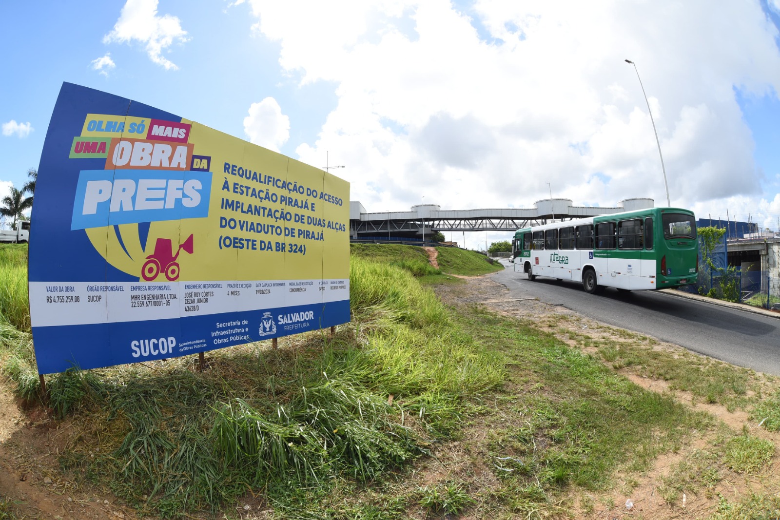 Salvador 475 anos: Prefeitura inicia obras para desafogar trânsito no entorno da Estação Pirajá