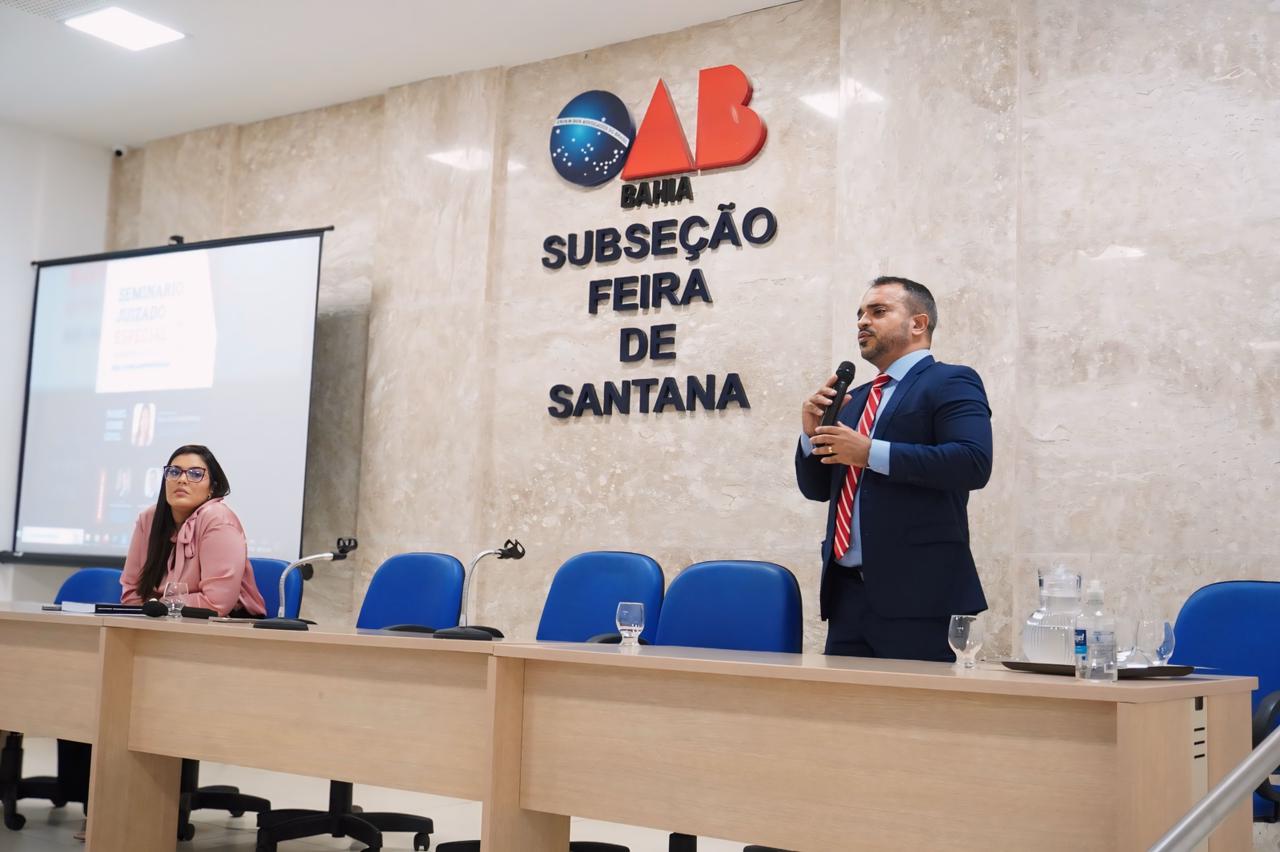 Josinaldo Leal realiza palestra em Feira de Santana sobre a importância da oratória na advocacia