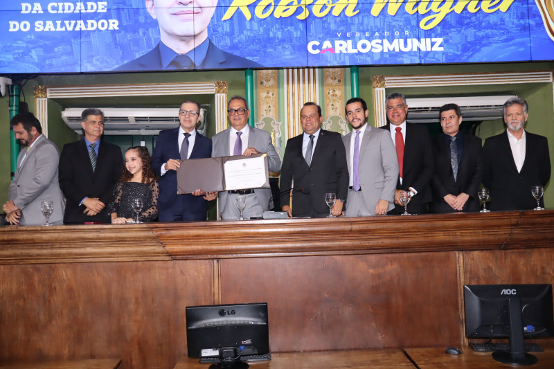 Robson Wagner é homenageado com o Título de Cidadão de Salvador