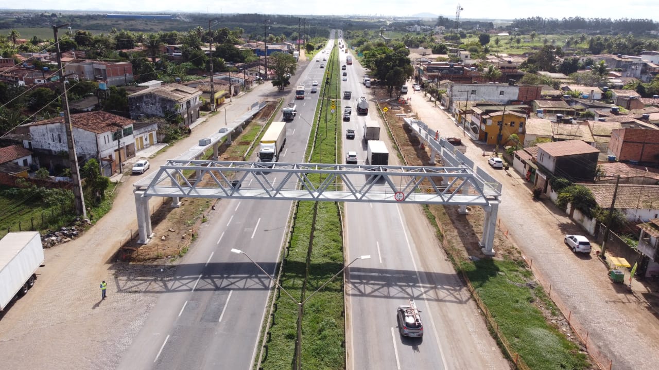 BR-324: ViaBahia realiza concretagem de passarela nesta quinta em Conceição do Jacuípe