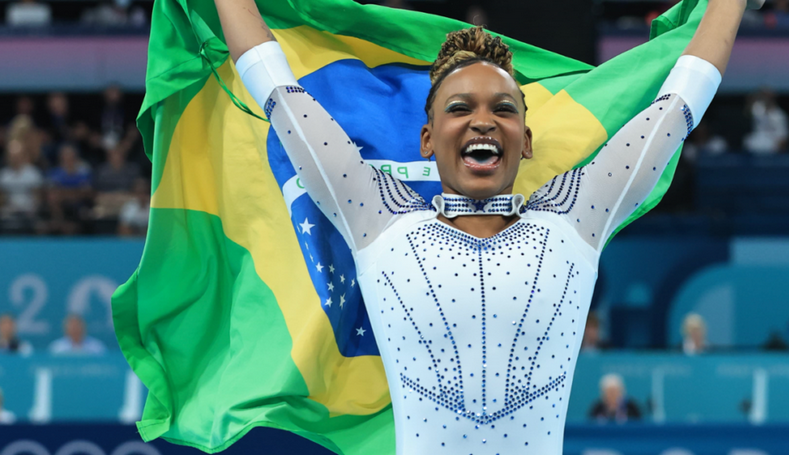 Jogos de Paris: Rebeca Andrade conquista segunda medalha de prata