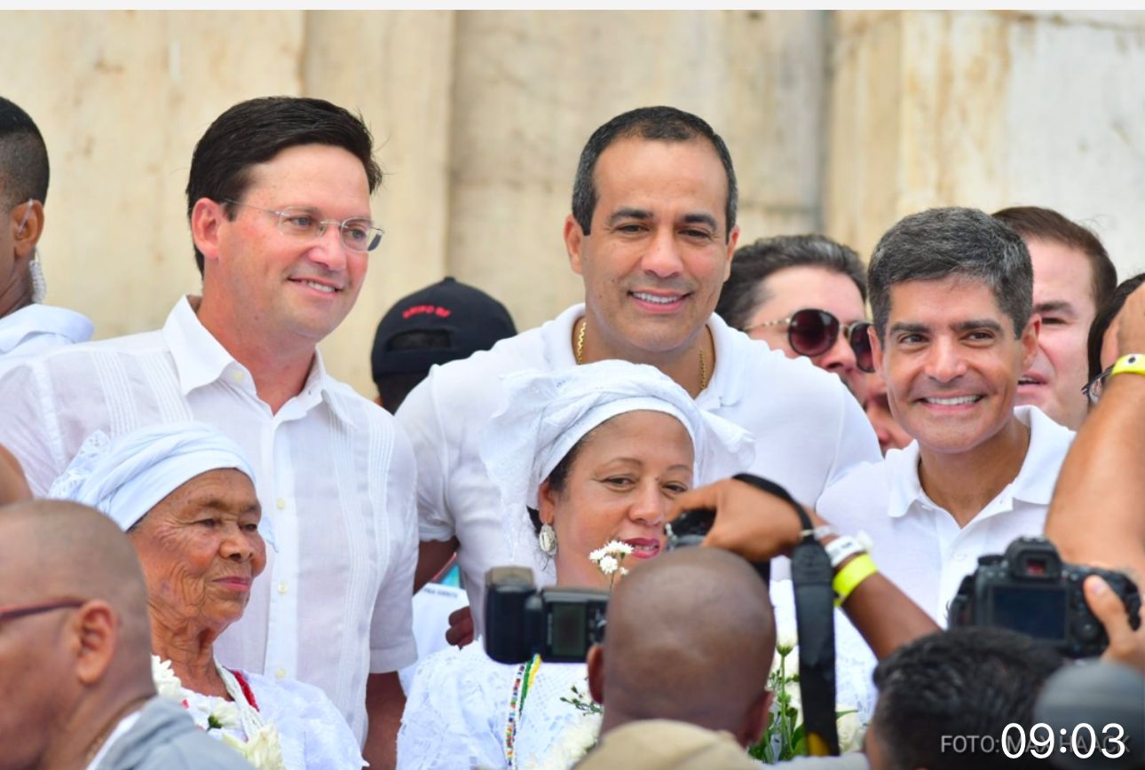 Com a bênção do Senhor do Bonfim, Roma reafirma pré-candidatura ao governo da Bahia