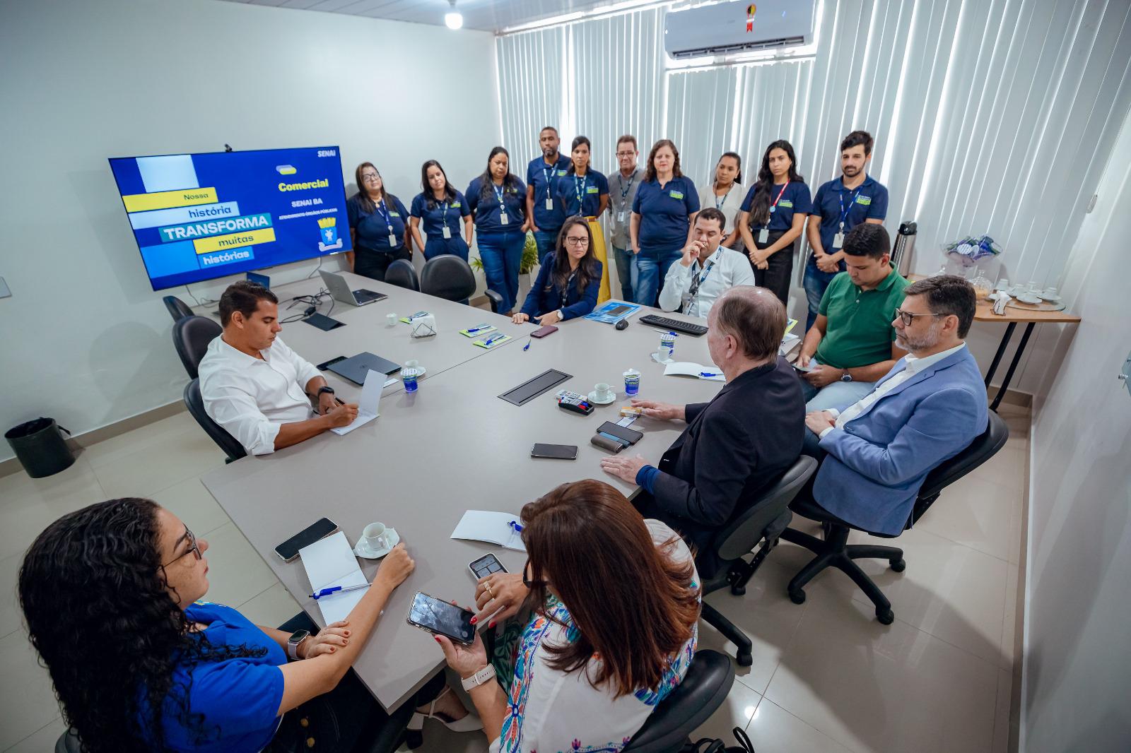 Prefeitura de Lauro e Senai discutem ampliação da oferta de qualificação profissional