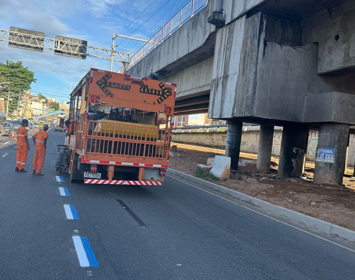 Primeira motofaixa de Salvador começa a operar nesta segunda na Av. Bonocô