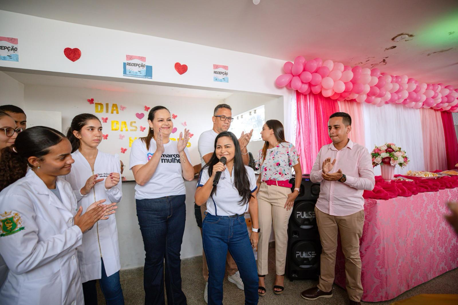 Débora participa do Dia D da Prevenção nas USFs de Lauro